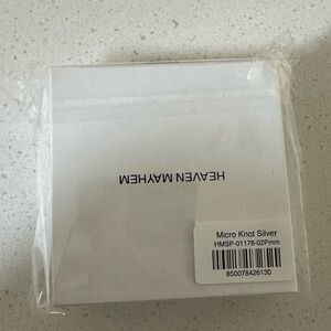 Heaven mayhem micro knot earrings